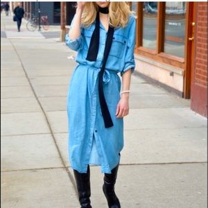 Who What Wear Crambray Dress